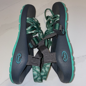 Chaco Women’s Classic‎ ZX3 Sport Sandals Hiking Water Outdoor Green Size 8